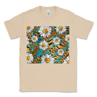 Mushroom Leopard And Tiger Daisy Classic Tee - RanaPortraitStore