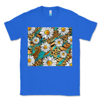 True Royal Leopard And Tiger Daisy Classic Tee - RanaPortraitStore