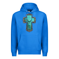 True Royal turquoise gemstone cross Premium Hoodie - Jasminsmagicworld