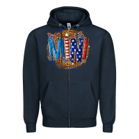 Navy mini Zipper Hoodie - texasbilliewilder