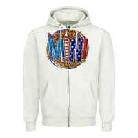 Oatmeal Heather mini Zipper Hoodie - texasbilliewilder