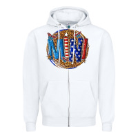 White mini Zipper Hoodie - texasbilliewilder