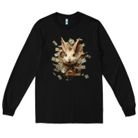 Black bad rabbit Long Sleeve Tee - Unal Design