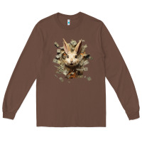 Chestnut bad rabbit Long Sleeve Tee - Unal Design