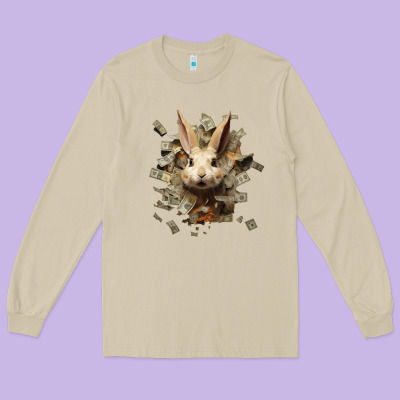 Bad Rabbit Long Sleeve Tee Designed By Unal Design