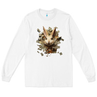 White bad rabbit Long Sleeve Tee - Unal Design