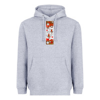 Heather Grey volleyball penwraps Heavyweight Hoodie - HRA Design Shop