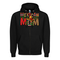 Black mexican mom Zipper Hoodie - Zillion Design Studio