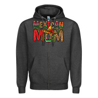 Charcoal Heather mexican mom Zipper Hoodie - Zillion Design Studio