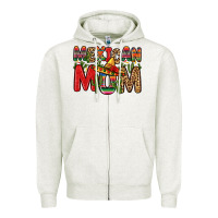 Oatmeal Heather mexican mom Zipper Hoodie - Zillion Design Studio