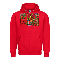 Red mexican mom Zipper Hoodie - Zillion Design Studio