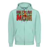 Seafoam mexican mom Zipper Hoodie - Zillion Design Studio