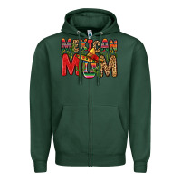 Sports Green mexican mom Zipper Hoodie - Zillion Design Studio
