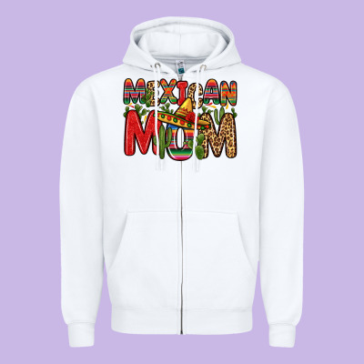 Mexican Mom Zipper Hoodie Designed By Zillion Design Studio