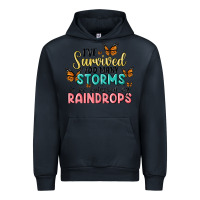 Navy i have survived too many storms to be bothered by raindrops malia Urban Hoodie - MaliasSmallBusiness