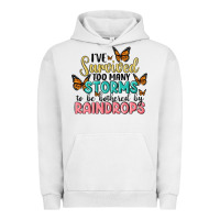 I Have Survived Too Many Storms To Be Bothered By Raindrops Malia Urban Hoodie | Teevron