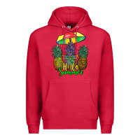 Cardinal hello summer pineapples Premium Hoodie - RanaPortraitStore