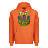Carrot hello summer pineapples Premium Hoodie - RanaPortraitStore