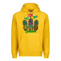 Lemon hello summer pineapples Premium Hoodie - RanaPortraitStore
