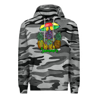 Slate Camo hello summer pineapples Premium Hoodie - RanaPortraitStore