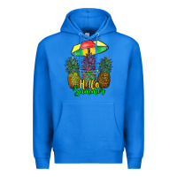 True Royal hello summer pineapples Premium Hoodie - RanaPortraitStore