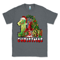 Charcoal Heather first christmas Classic Tee - FaDigitalArtStudio