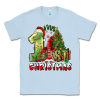 Dusty Blue first christmas Classic Tee - FaDigitalArtStudio