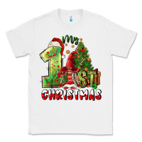 White first christmas Classic Tee - FaDigitalArtStudio