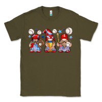 Army Green baseball gnome Classic Tee - texasbilliewilder