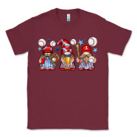 Burgundy baseball gnome Classic Tee - texasbilliewilder