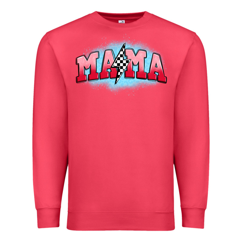 Mama Lightning Bolt Premium Sweatshirt by JahusDesignShop | Teevron