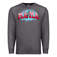 Charcoal Heather mama lightning bolt Premium Sweatshirt - JahusDesignShop