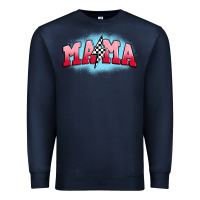 Navy mama lightning bolt Premium Sweatshirt - JahusDesignShop