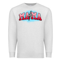 Oatmeal Heather mama lightning bolt Premium Sweatshirt - JahusDesignShop