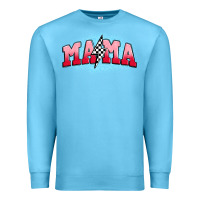 Ocean Blue mama lightning bolt Premium Sweatshirt - JahusDesignShop