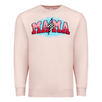 Pale Pink mama lightning bolt Premium Sweatshirt - JahusDesignShop