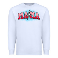 White mama lightning bolt Premium Sweatshirt - JahusDesignShop
