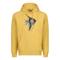 Antique Gold Angelfish Premium Hoodie - LillyAllenDesigns