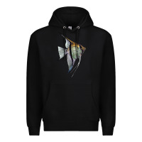 Black Angelfish Premium Hoodie - LillyAllenDesigns
