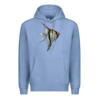 Colony Blue Angelfish Premium Hoodie - LillyAllenDesigns