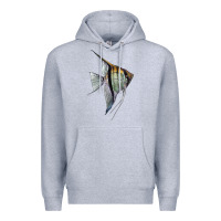 Heather Grey Angelfish Premium Hoodie - LillyAllenDesigns