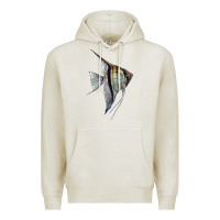 Oatmeal Heather Angelfish Premium Hoodie - LillyAllenDesigns