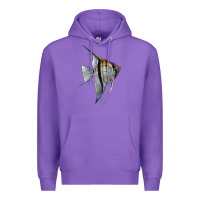 Purple Angelfish Premium Hoodie - LillyAllenDesigns