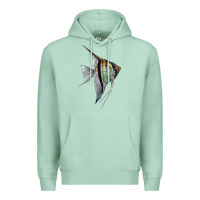Seafoam Angelfish Premium Hoodie - LillyAllenDesigns