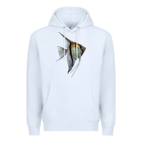 White Angelfish Premium Hoodie - LillyAllenDesigns