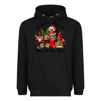 Black its the most wonderful time of the year Heavyweight Hoodie - FaDigitalArtStudio