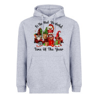 Heather Grey its the most wonderful time of the year Heavyweight Hoodie - FaDigitalArtStudio
