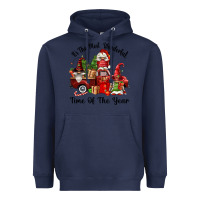 Navy its the most wonderful time of the year Heavyweight Hoodie - FaDigitalArtStudio