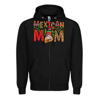 Black mexican mom gnome Zipper Hoodie - Zillion Design Studio