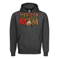 Charcoal Heather mexican mom gnome Zipper Hoodie - Zillion Design Studio